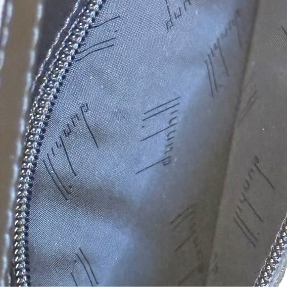 Dunhill Vintage Black Leather Document Clutch with Gold Lock - Picture 10 of 11